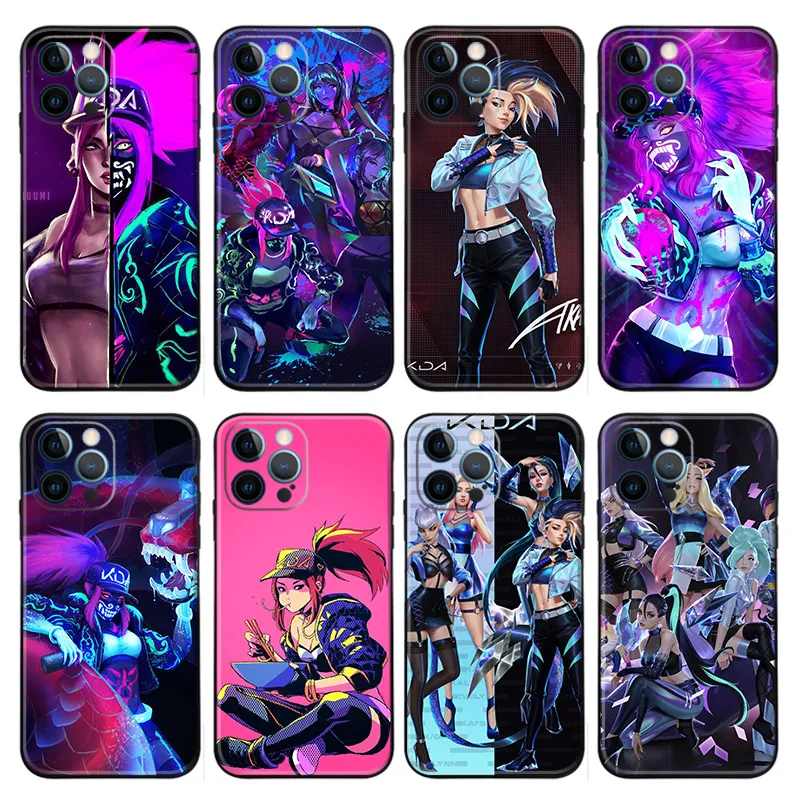 League of Legends — K/DA Akali Neon Pop Matte Phone Case