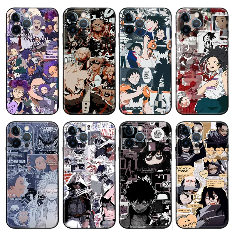 Hero Academy — Momo Yaoyorozu Vintage Collage Phone Case