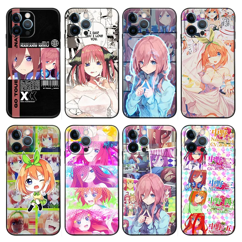 The Quintessential QuintuplAlien Visitors — Miku Nakano Blue Glow Phone Case