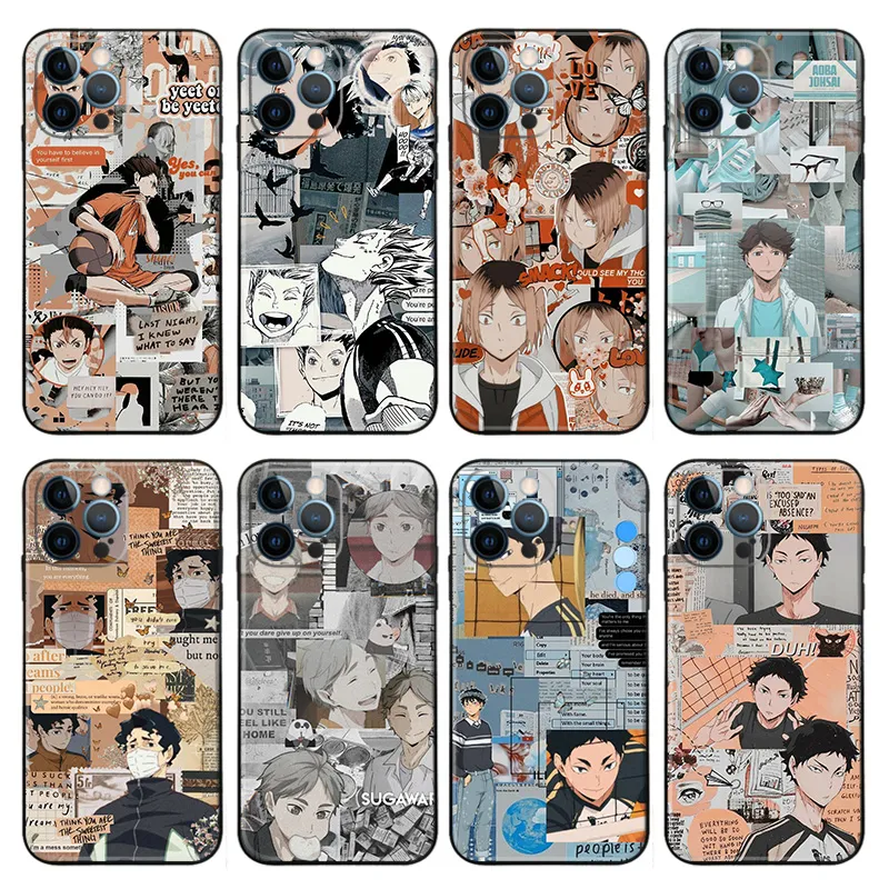 Haikyu!! — Toru Oikawa Blue AesthAlien Visitoric Collage Phone Case