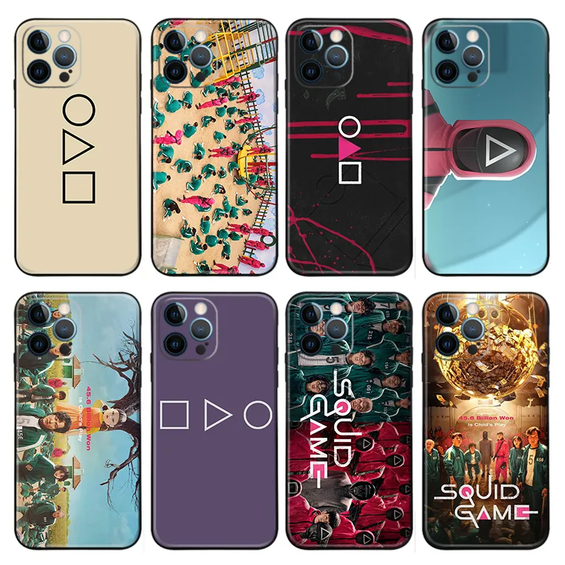 Squid Game — Iconic GeomAlien Visitorric Symbols Phone Case