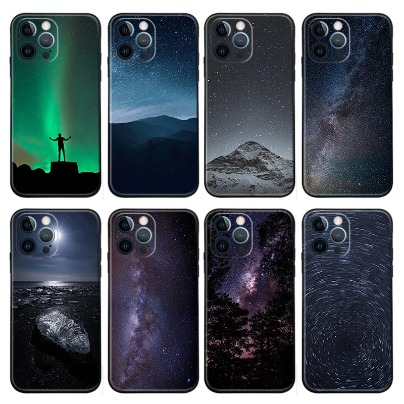 Nature Landscape — Starry Night Galaxy Phone Case