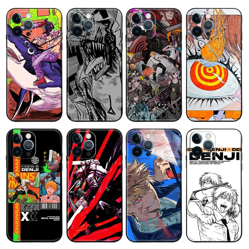 Chainsaw Man — Denji Manga Panel Collage Phone Case