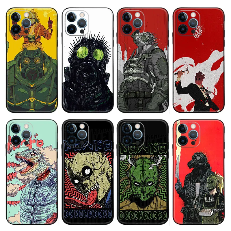 Dorohedoro — Caiman & Nikaido Dark Cyberpunk Phone Case