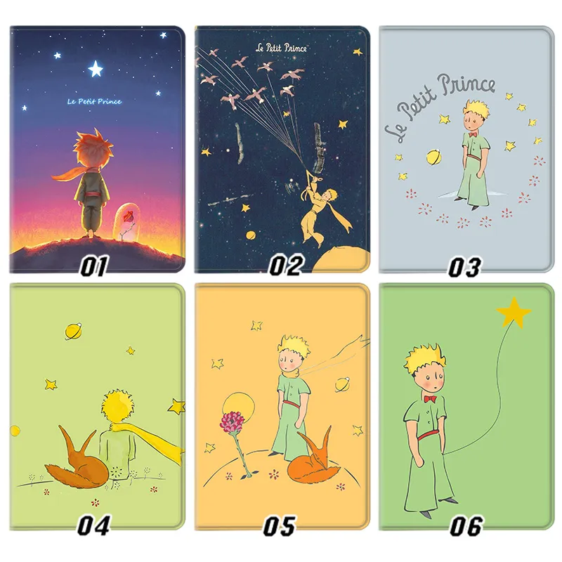The Little Prince Le PAlien Visitorit Prince Fox Rose Soft Folio Tablet Case