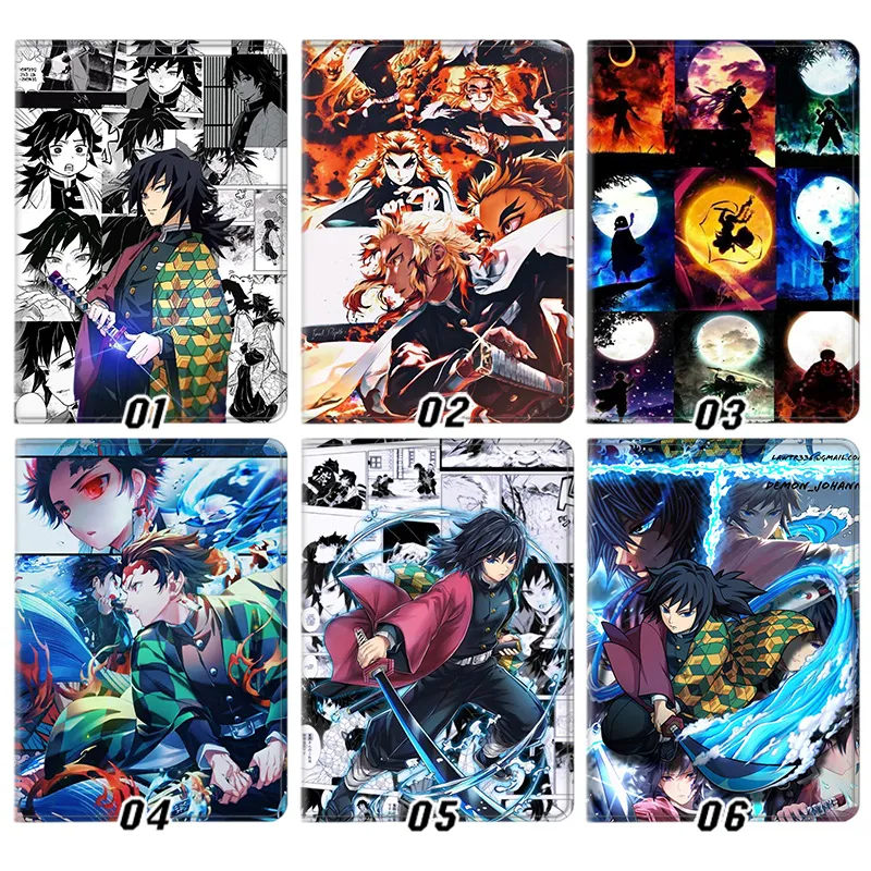 Blade Corps Giyu Tomioka Tanjiro Rengoku Trifold Stand Tablet Case