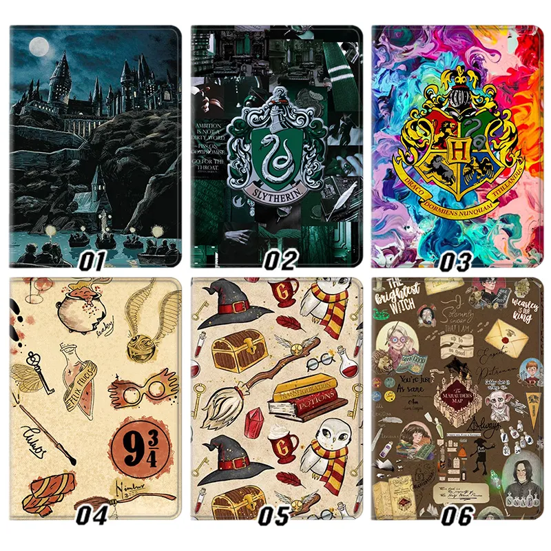 Wizard Tales Magic Academy Crest Slytherin Magic Trifold Stand Tablet Case