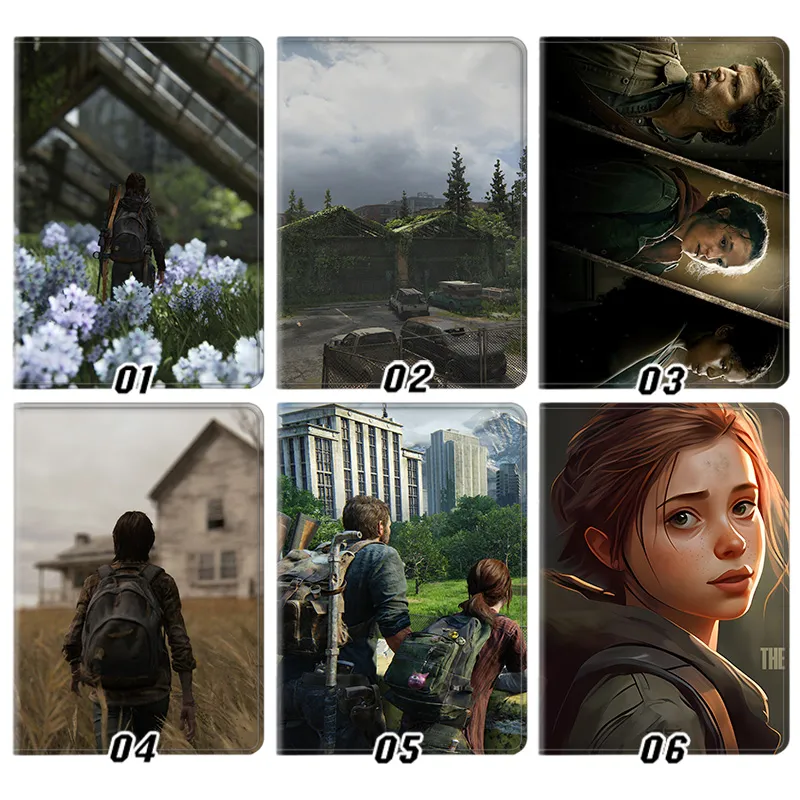 The Last of Us Joel and Ellie Post Apocalyptic Trifold Stand Tablet Case