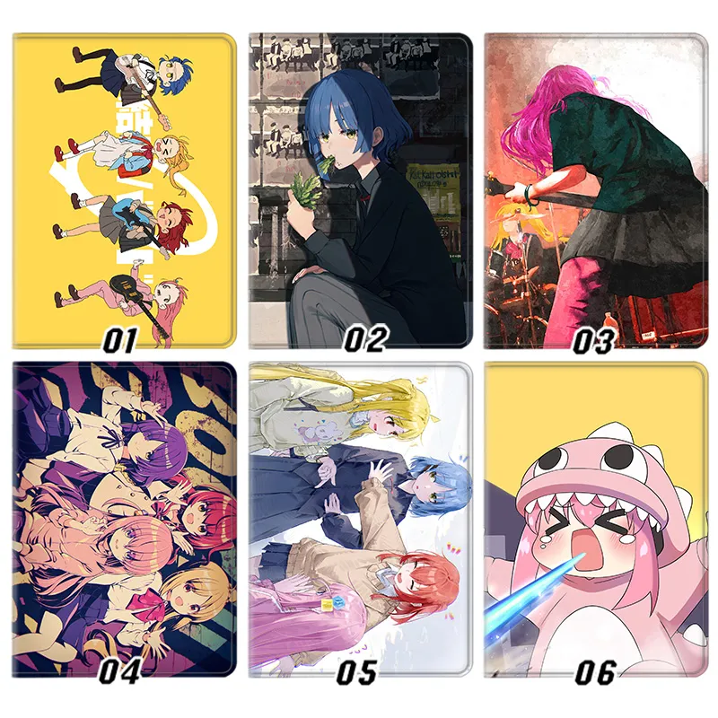 Bocchi the Rock Hitori Gotoh Ryo Yamada Anime Graphic Trifold Stand Tablet Case