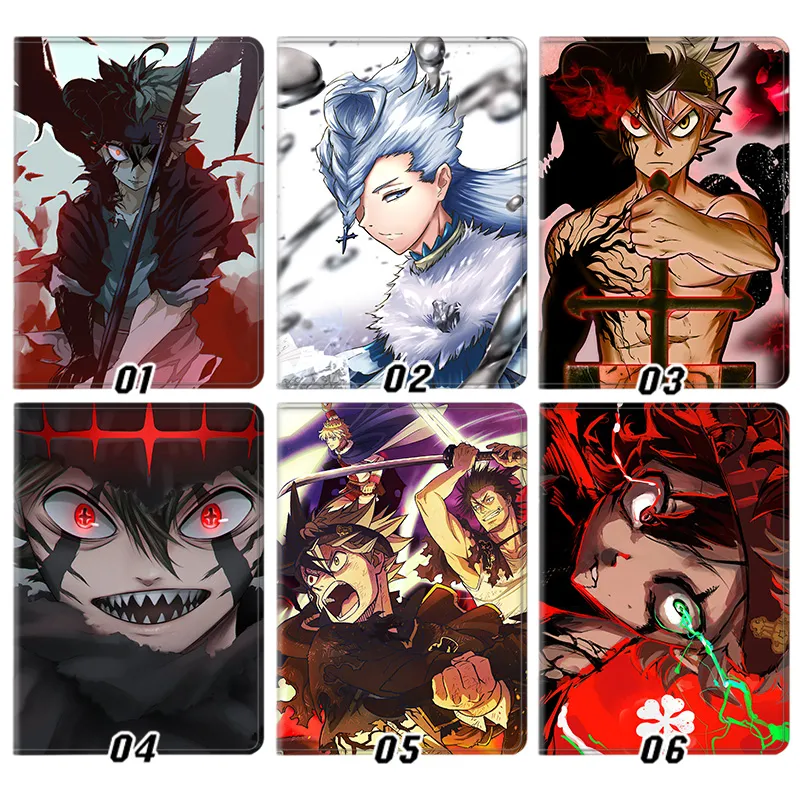 Clover Tales Asta Nois Noelle Anime Graphic Trifold Stand Tablet Case