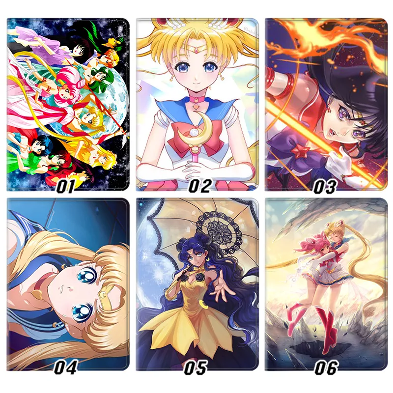 Sailor Moon Usagi Tsukino Chibi Moon Anime Graphic Trifold Stand Tablet Case