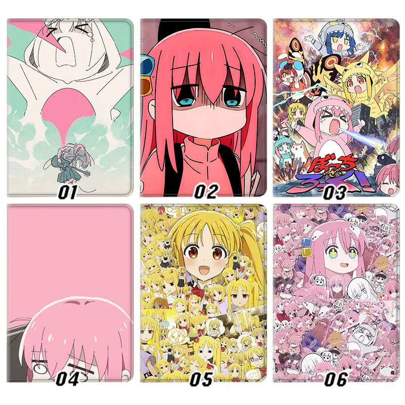 Bocchi the Rock Hitori Gotoh Nijika Anime Graphic Trifold Stand Tablet Case