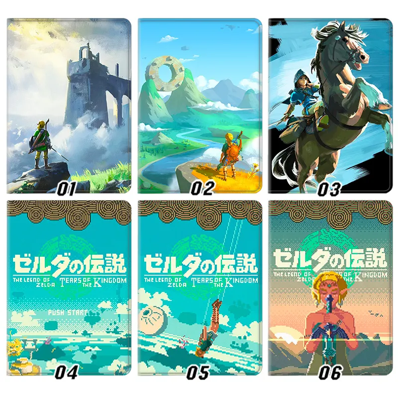 Hyrule Legend Tears of the Kingdom Link Hyrule Legend Graphic Trifold Stand Tablet Case