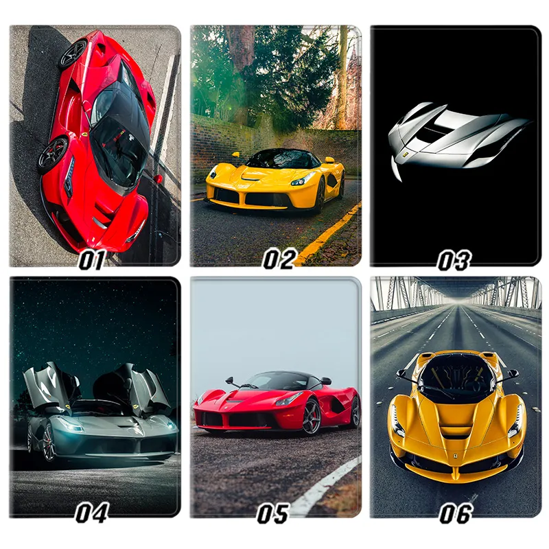 Ferrari LaFerrari - Luxury Supercar Hypercar Racing Vehicle Folio Tablet Case