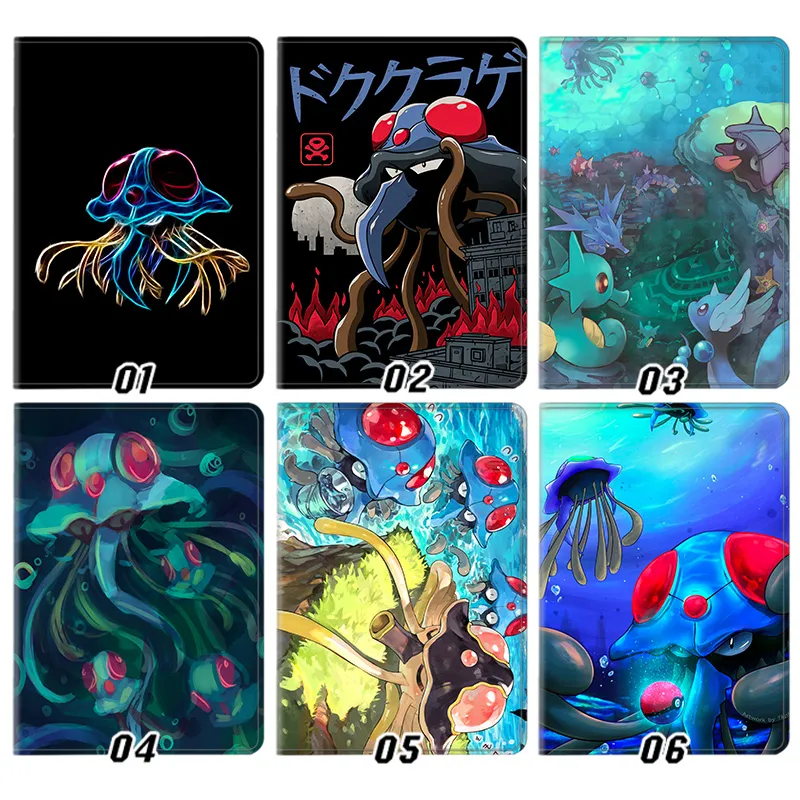 Creature Collection Tentacruel - Water Poison Type Jellyfish Sea Monster Folio Tablet Case