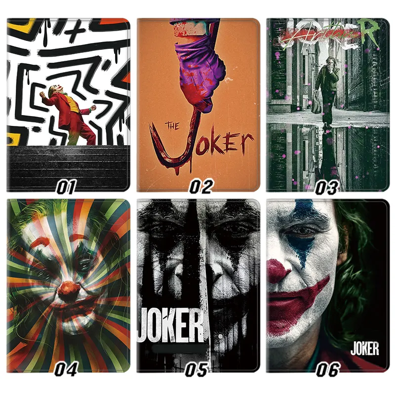 Joker 2019 Movie - Joaquin Phoenix Arthur Fleck Comic Villain Folio Tablet Case