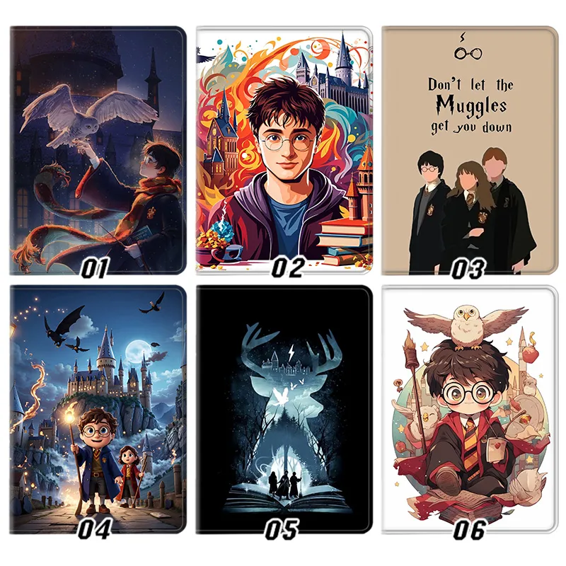 Wizard Tales - Magic Academy Magic Castle and Hedwig Owl Artwork Folio Tablet Case