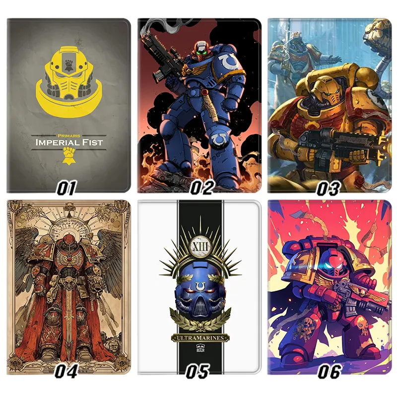 Warhammer 40K Space Marine - Ultramarines and Imperial Fists Sci-Fi Folio Tablet Case