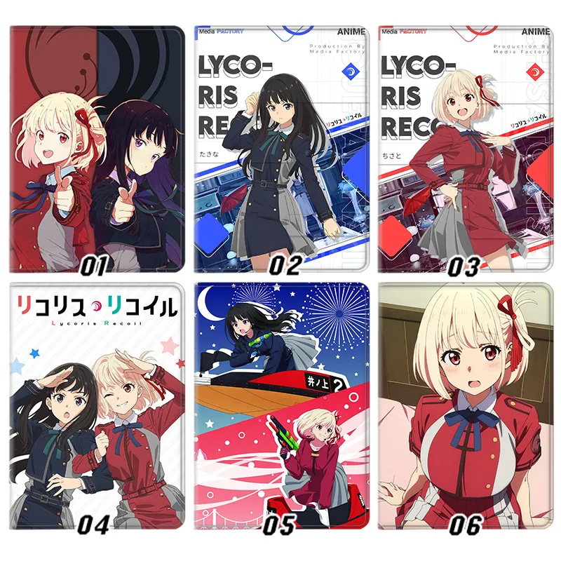 Lycoris Recoil - Chisato and Takina Cute Anime Girls Folio Tablet Case