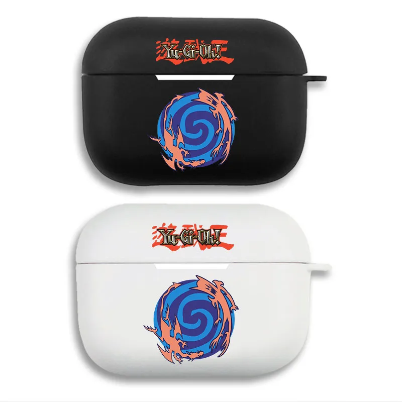 Yu-Gi-Oh! Polymerization Card Fusion Vortex Logo Matte Soft Silicone AirPods Case Cover