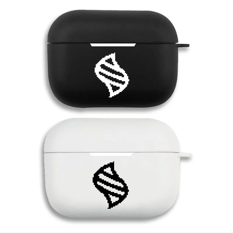 Creature Collection Mega Evolution Symbol Mega Stone Logo Matte Soft Silicone AirPods Case Cover