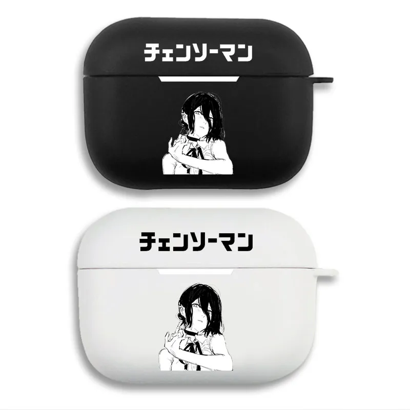Chainsaw Man Reze Anime Manga Graphic Matte Soft Silicone AirPods Case Cover