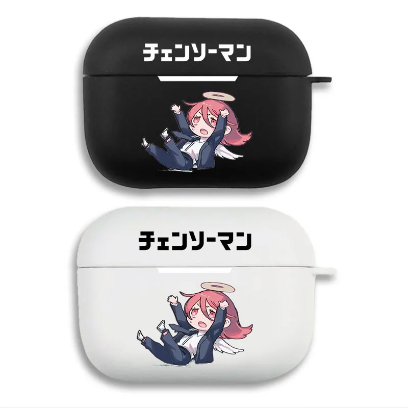 Chainsaw Man Angel Devil Cute Chibi Graphic Matte Soft Silicone AirPods Case Cover