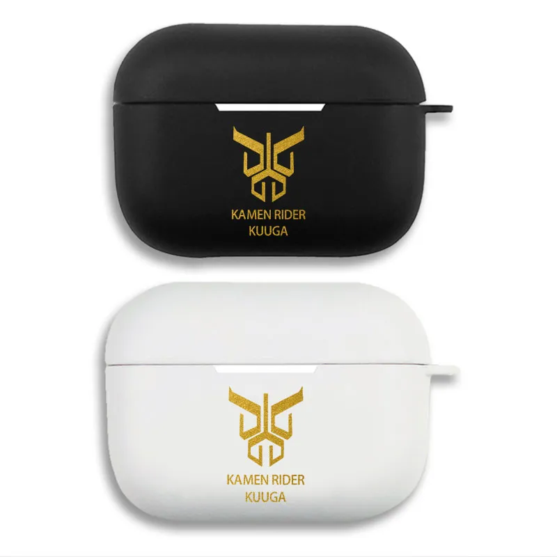 Kamen Rider Kuuga Gold Symbol Logo Matte Silicone Airpods Case