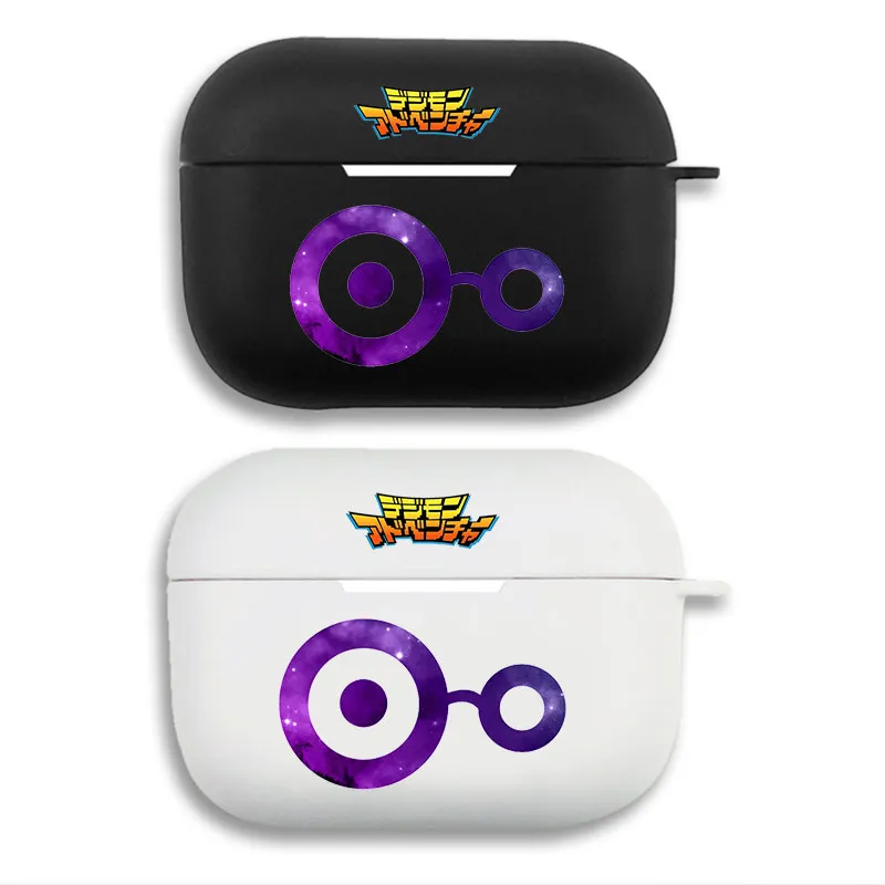 Digimon Crest of Knowledge Izumi Koushiro Logo Matte Soft AirPods Case