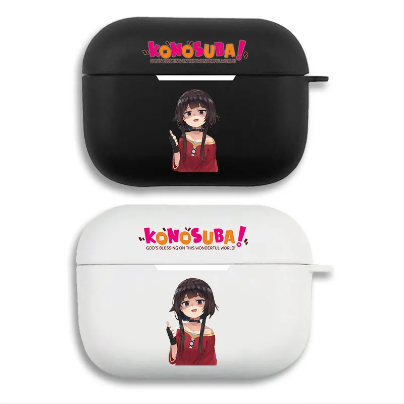 KonoSuba Megumin Cute Anime Graphic Matte Soft AirPods Case