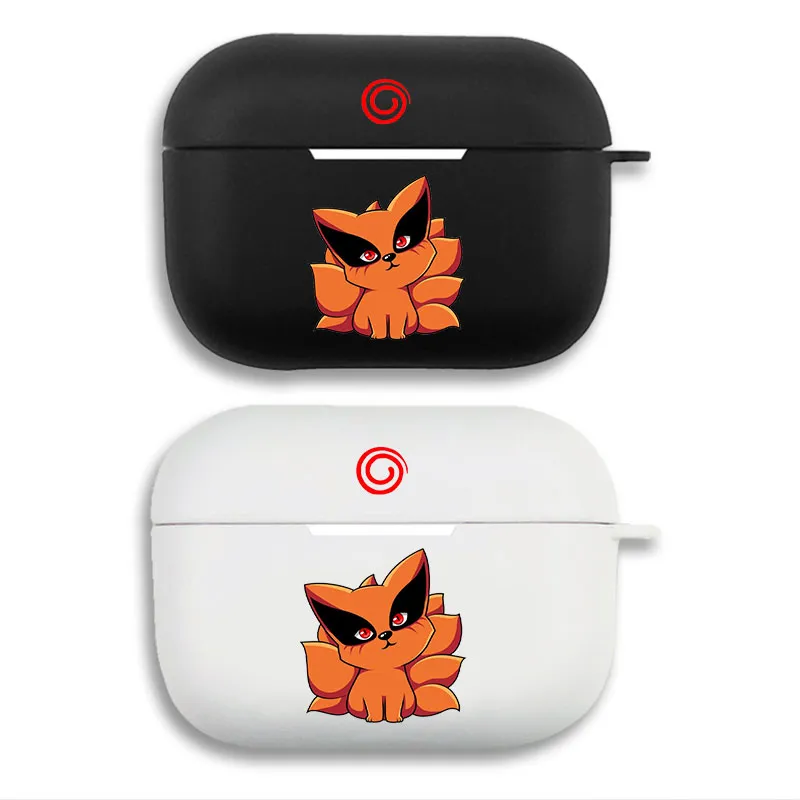 Ninja Anime Kurama Nine-Tails Chibi Anime Matte Soft AirPods Case