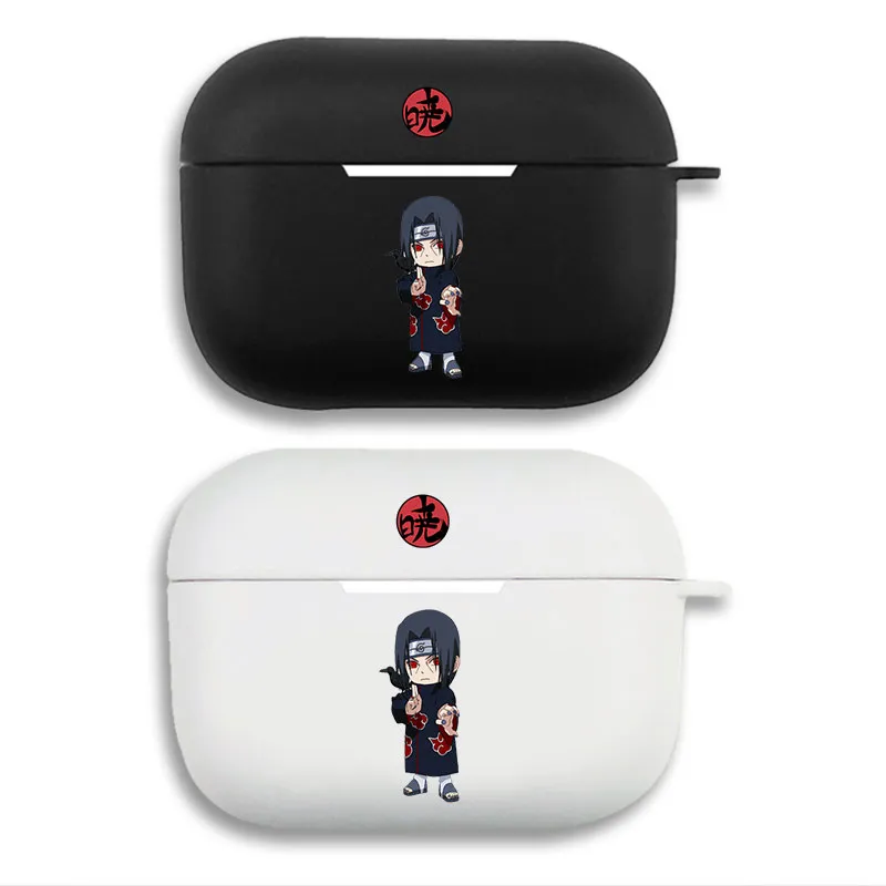 Ninja Anime Itachi Uchiha Standing Akatsuki Chibi Anime Matte Soft AirPods Case