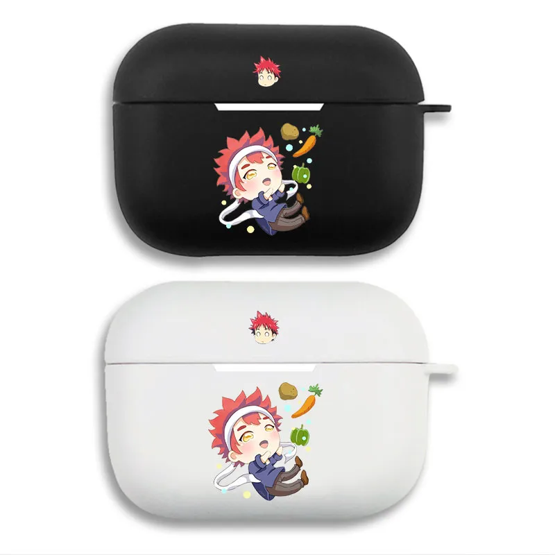 Food Wars Soma Yukihira Chibi Anime Matte Soft AirPods Case