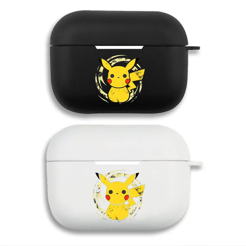 Creature Collection Pikachu Artistic Graphic Matte Soft AirPods Case