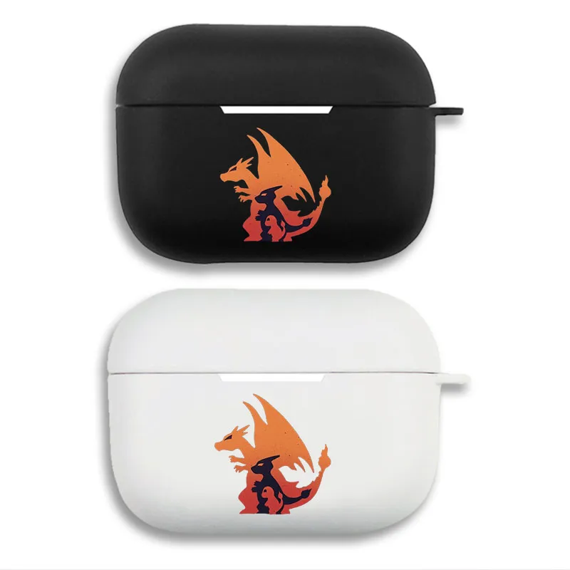 Creature Collection Charizard Minimalist Graphic Matte Soft AirPods Case