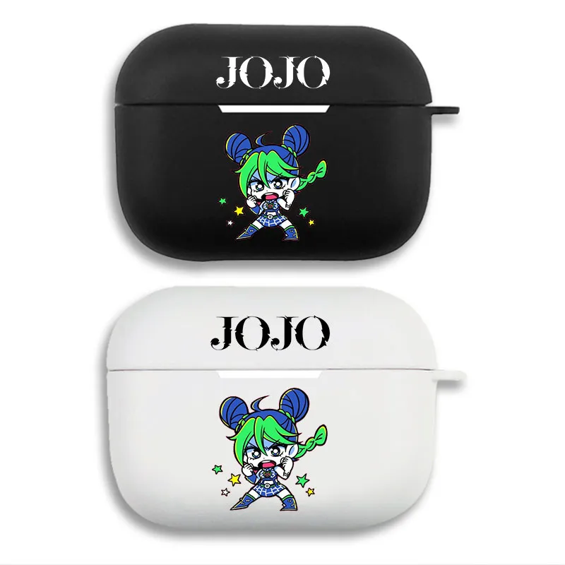 JOJO Anime Jolyne Cujoh Chibi - Matte Printing Silicone Separation Airpods Case