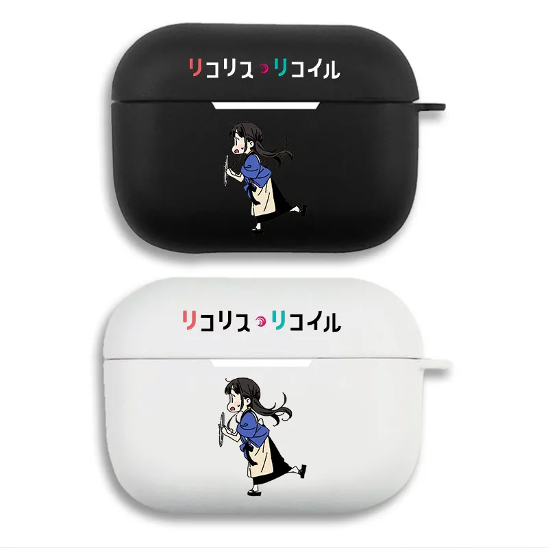 Lycoris Recoil Takina Inoue Cafe Uniform - Matte Printing Silicone Separation Airpods Case