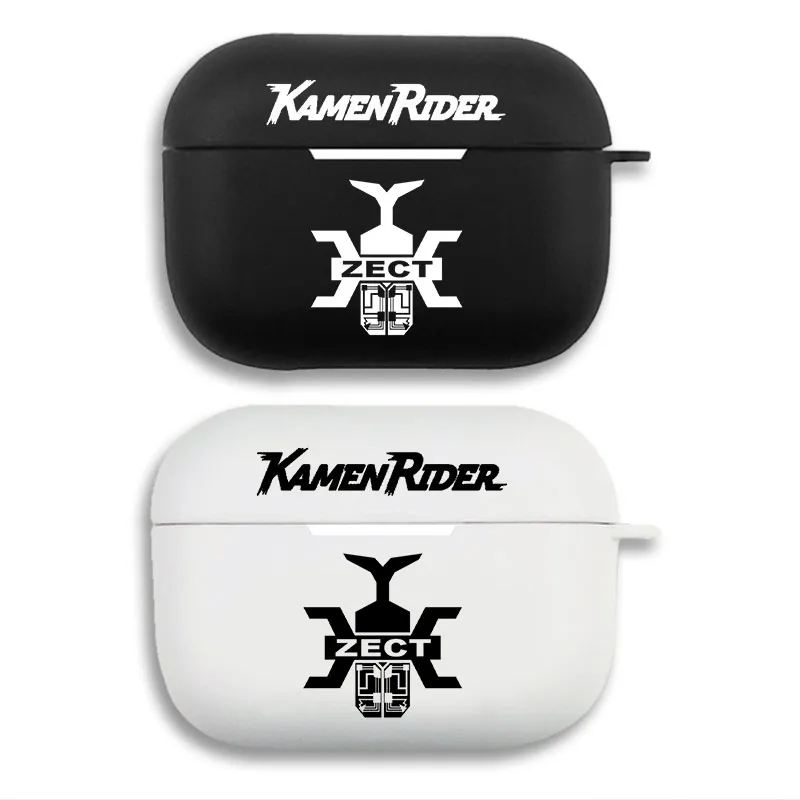 Kamen Rider Kabuto ZECT Logo - Matte Printing Silicone Separation Airpods Case