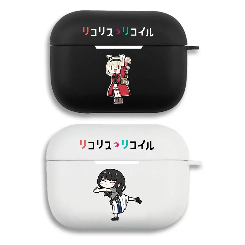 Lycoris Recoil Chisato Takina Chibi Anime Matte Silicone Airpods Case