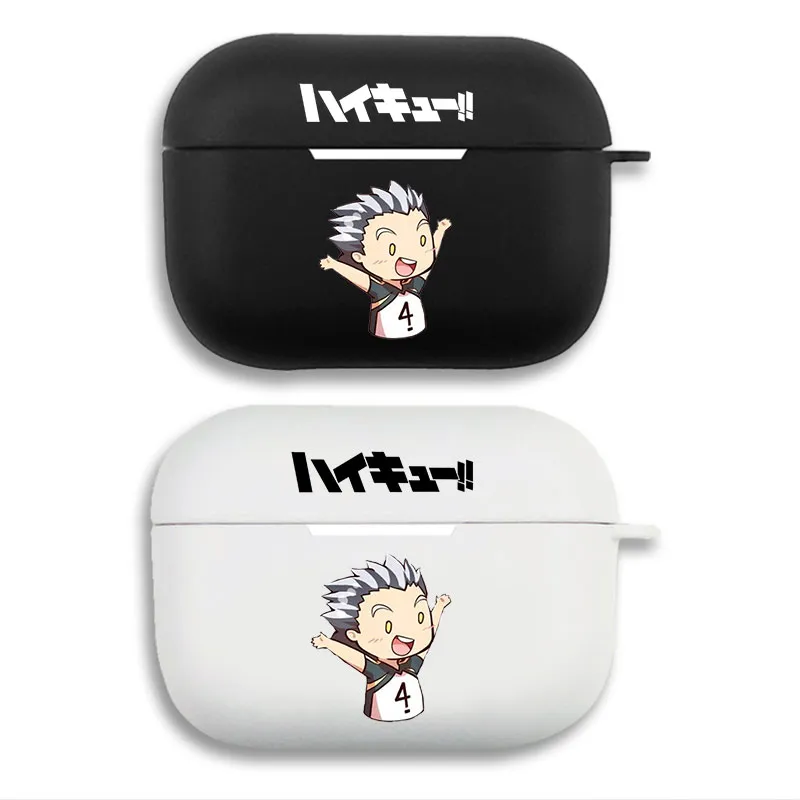 Haikyuu Kotaro Bokuto Chibi - Matte Printing Silicone Separation Airpods Case