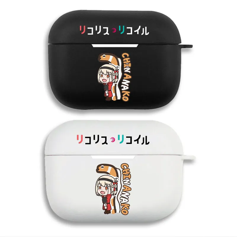 Lycoris Recoil Chisato Nishikigi Chinanago Chibi Matte AirPods Case with Lanyard