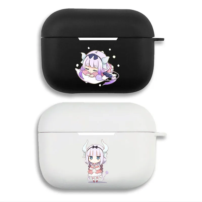 Miss Kobayashi's Dragon Maid Kanna Kamui Chibi Matte AirPods Case with Lanyard