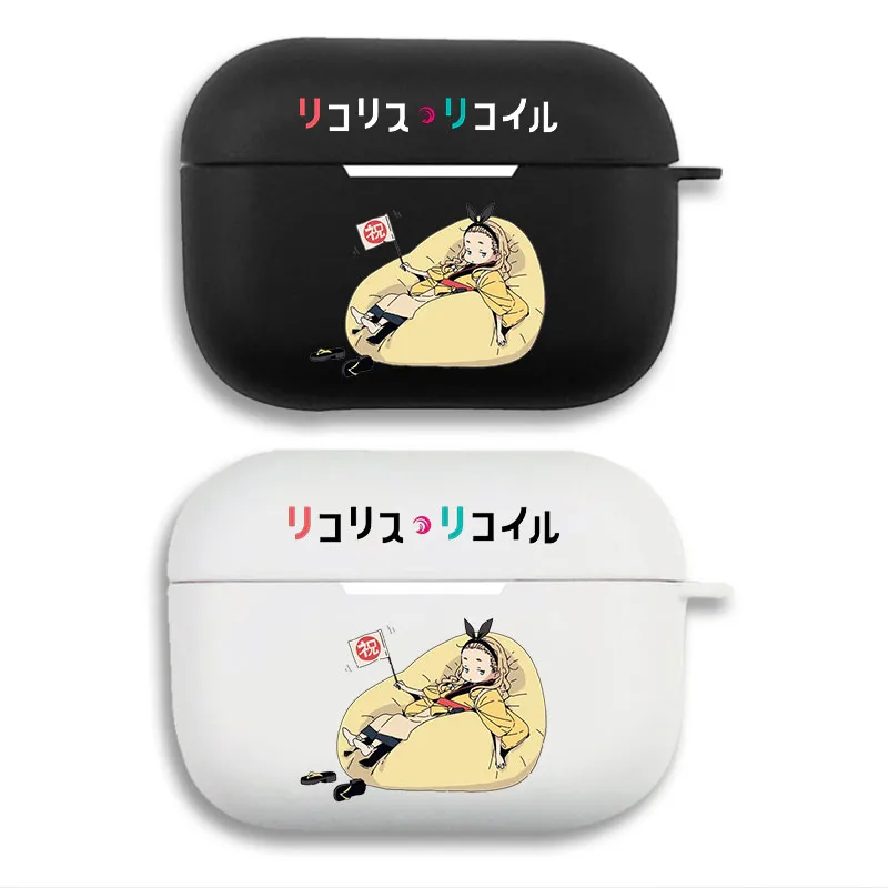 Lycoris Recoil Kurumi Matte AirPods Case with Lanyard