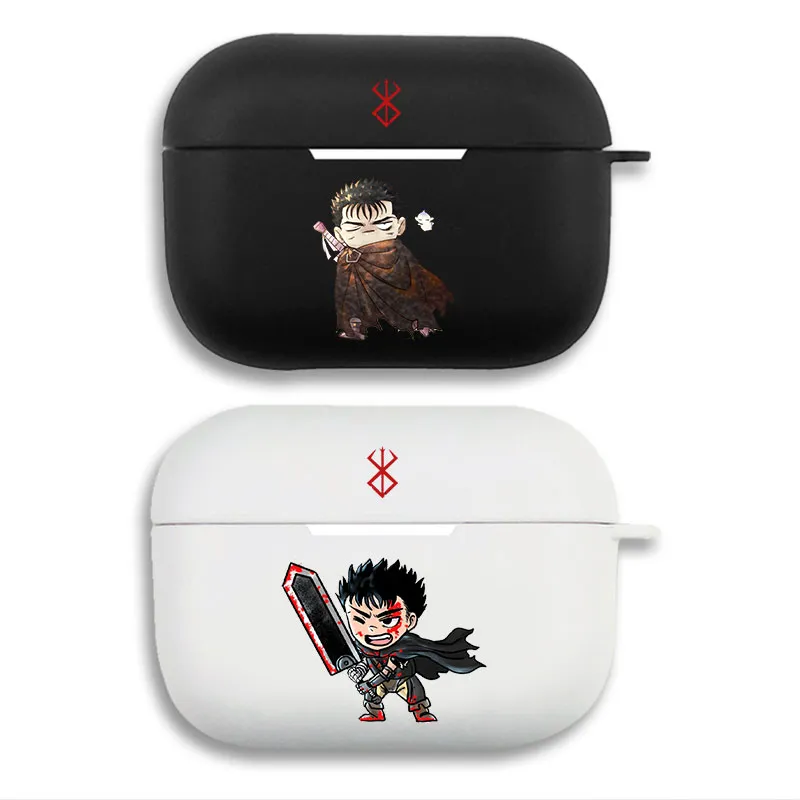 Berserk Guts Brand of Sacrifice - Chibi Anime Matte Silicone AirPods Case
