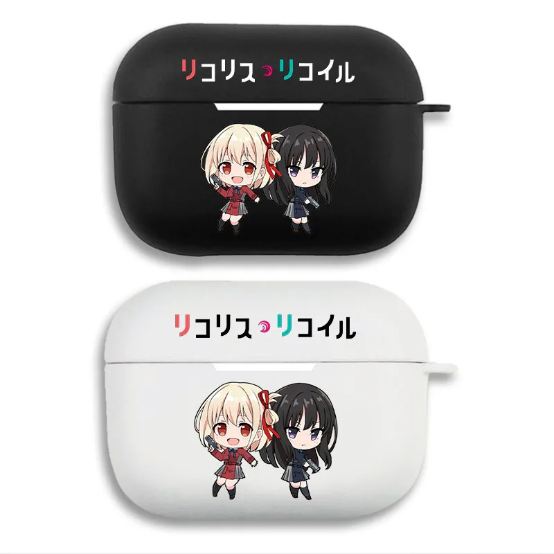 Lycoris Recoil — Chisato & Takina Ready for Battle Chibi Matte Silicone AirPods Case