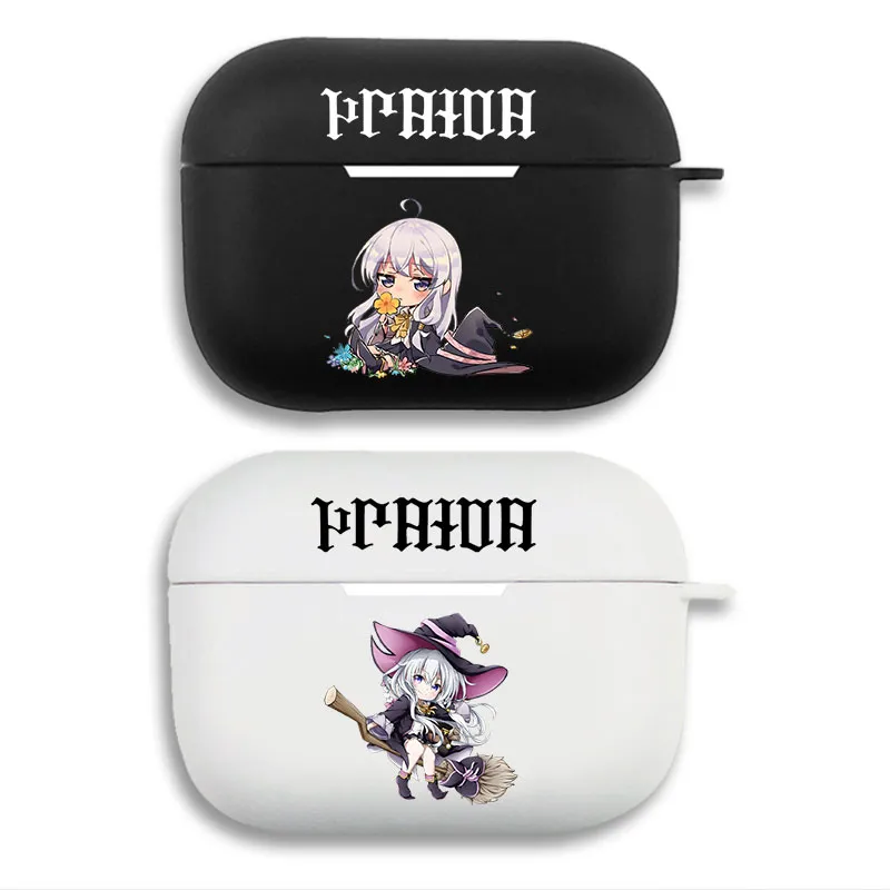 Wandering Witch: The Journey of Elaina — Elaina Chibi Anime Matte Silicone AirPods Case