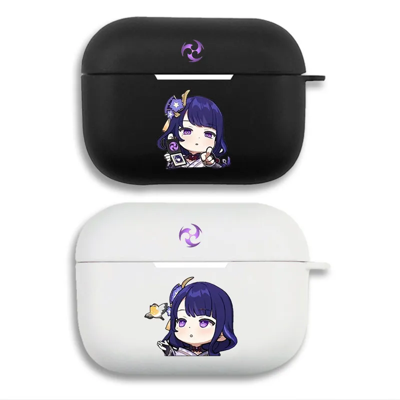 Original God Raiden Shogun Chibi Electro Silicone AirPods Case