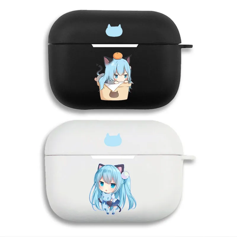 Vocaloid Vocaloid Star — Cute Neko Cat Ear Chibi Graphic Matte Silicone AirPods Case