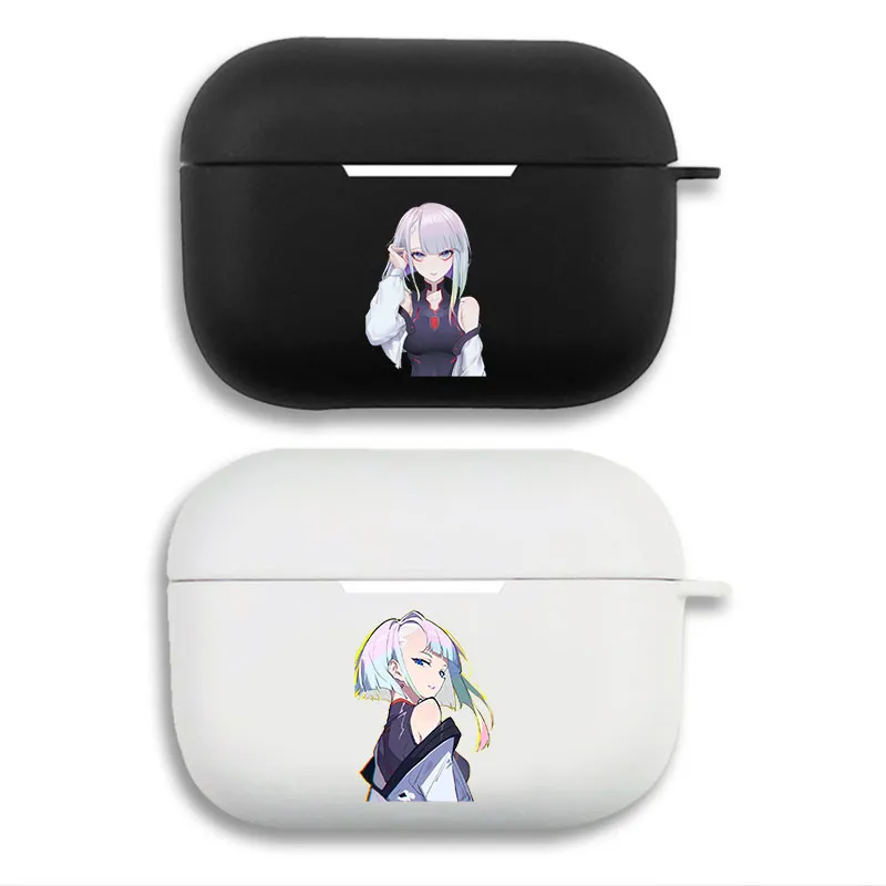 Cyberpunk: Edgerunners — Lucy Anime Graphic Matte Silicone AirPods Case