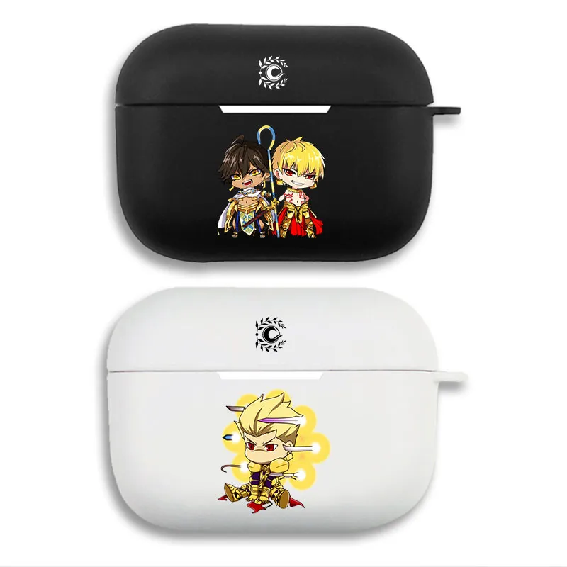 Fate/Grand Order — Gilgamesh & Ozymandias Chibi Graphic Matte Silicone AirPods Case